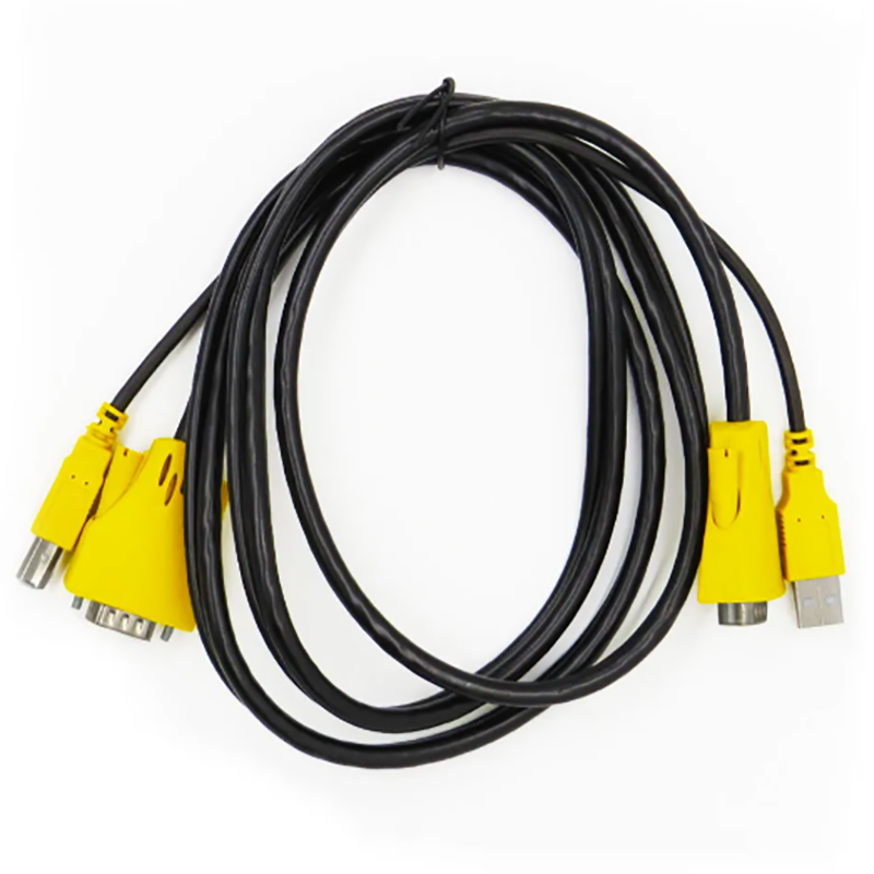 کابل KVM USB 2.0 مدل FJGEAR متراژ 1.5 متر